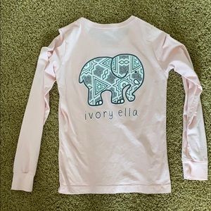 Light Pink Ivory Ella Long Sleeve shirt
